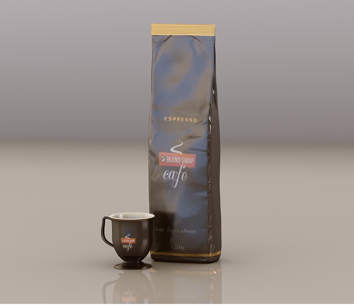 Cafe cup and packshot preview image 1